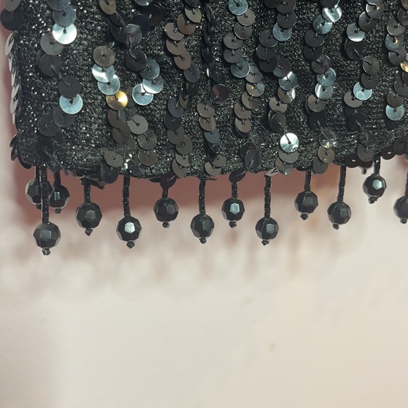 VINTAGE GLENROB SEQUIN Long Sleeve Dress size 4 - Picture 9 of 13